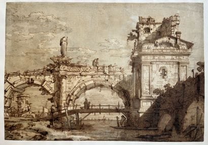 Antonio CANAL dit CANALETTO (Venise 1697-1768)
Caprice...