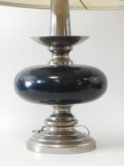 Piece from the 1970s
Lamp base in duck-blue...