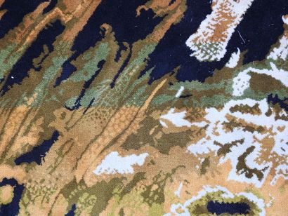 René FUMERON (1921–2004)
Wool rug with a...