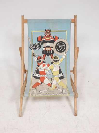 Folding garden chair for children, natural...