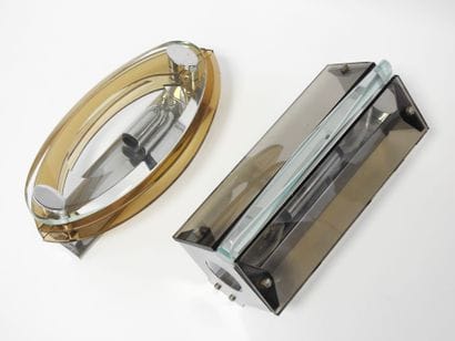 Piece from the 1970s
Two chrome-plated metal...