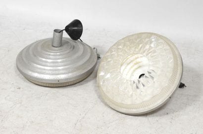 Work from the 1970s
Pair of Space Age aluminum...