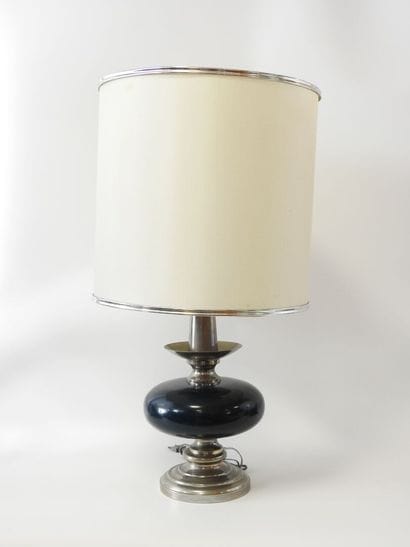 Piece from the 1970s
Lamp base in duck-blue...