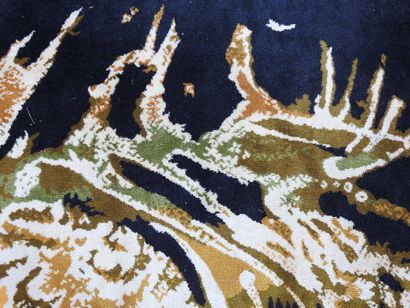 René FUMERON (1921–2004)
Wool rug with a...