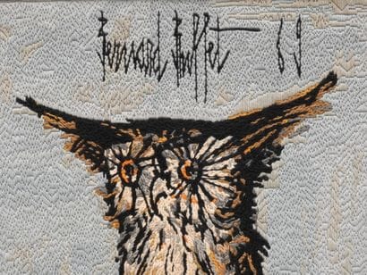 Bernard BUFFET d'après
La chouette.
Signée...