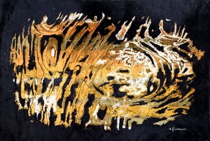René FUMERON (1921–2004)
Wool rug with a...