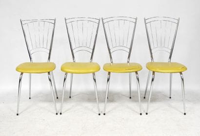 1950s piece
Set of 4 kitchen chairs with...