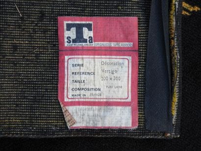 René FUMERON (1921–2004)
Wool rug with a...