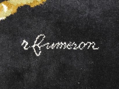 René FUMERON (1921–2004)
Wool rug with a...