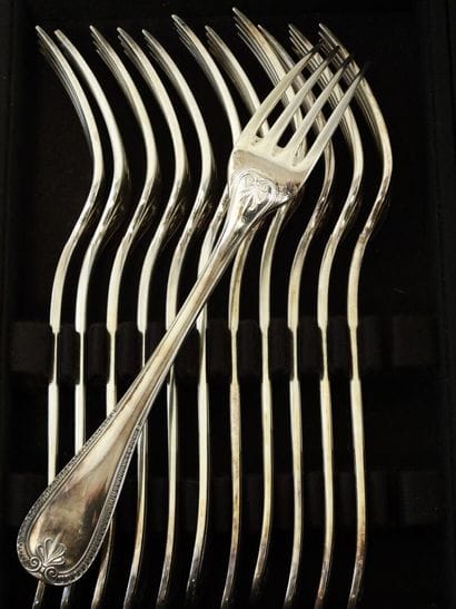 CHRISTOFLE
Ménagère en métal argenté modèle...