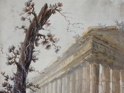 École FRANCAISE du XIXe siècle
Ruines antiques,...