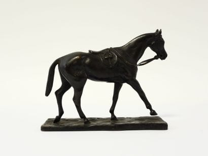 Gaston d'ILLIERS (1876-1932)
Cheval scellé...
