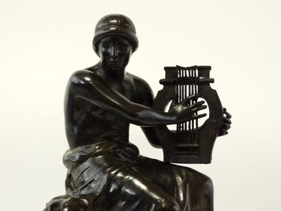 Max VALENTIN (1875-1934) 
Orphée et sa lyre.
Épreuve...