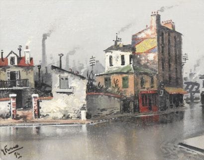 Gabriel FERRO (1903-1981)
Le carrefour mouillé
Huile...