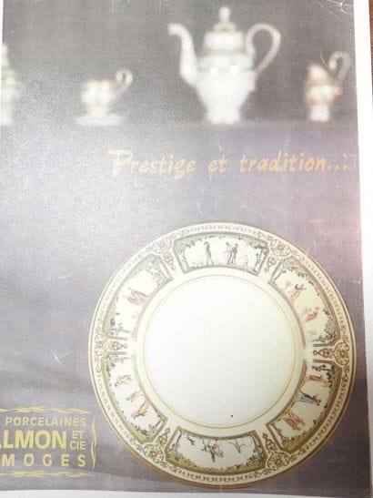 LIMOGES SALMON & Cie 
Partie de service de...