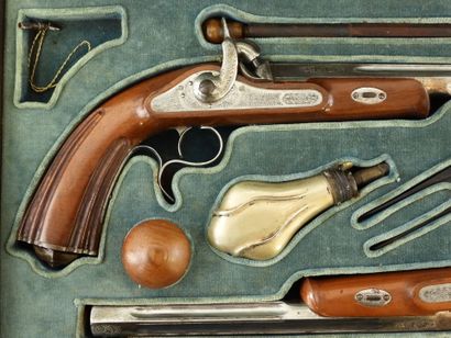 Coffret de pistolets de duel 