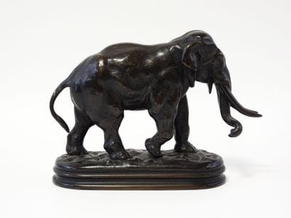 Antoine-Louis BARYE (1796-1875) 
Éléphant...