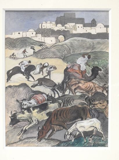 André SUREDA (1870–1930)
Orientalist scene...