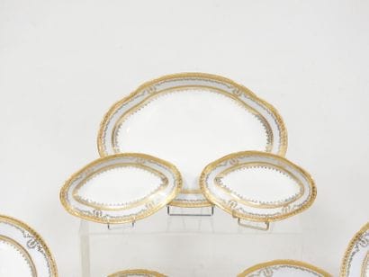 LIMOGES SALMON & Cie 
Partie de service de...