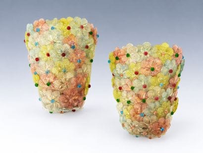 BAROVIER & TOSO - MURANO
Paire d'appliques...