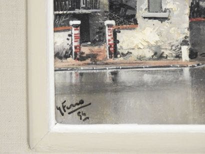 Gabriel FERRO (1903-1981)
Le carrefour mouillé
Huile...