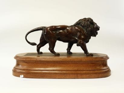Antoine-Louis BARYE (1796-1875)
Lion marchant.
Épreuve...