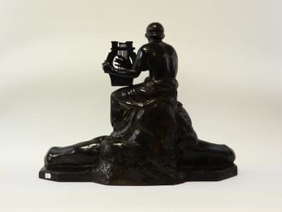 Max VALENTIN (1875-1934) 
Orphée et sa lyre.
Épreuve...