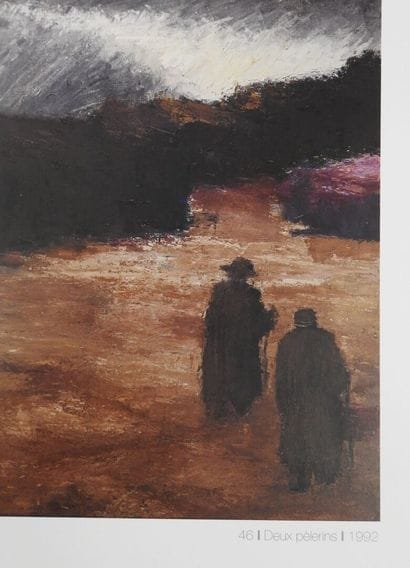 Louise DELORME (1928-2023) 
Deux pèlerins....