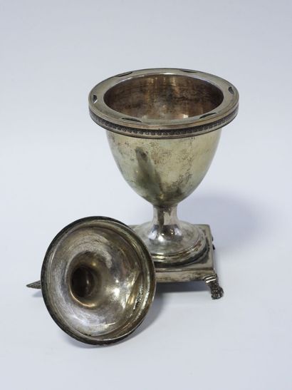 Italie
Porte cuillère à thé en argent de...