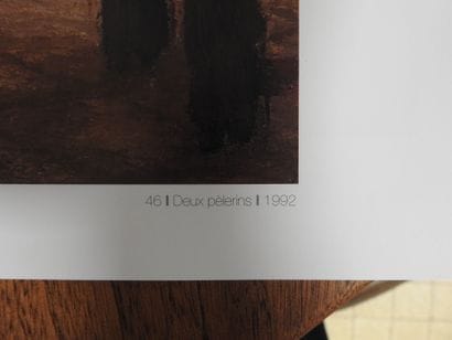 Louise DELORME (1928-2023) 
Deux pèlerins....
