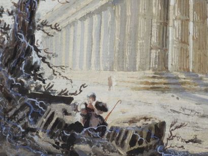 École FRANCAISE du XIXe siècle
Ruines antiques,...