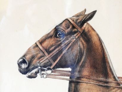 Léon DANCHIN (1887–1938)
Horse’s Head in...