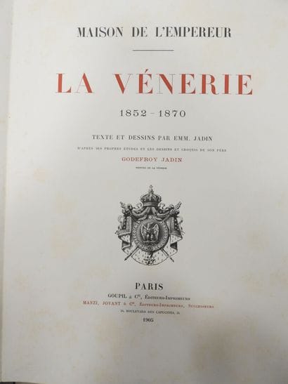 JADIN Emmanuel. La Vénerie 1852-1872. La...