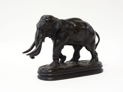 Antoine-Louis BARYE (1796-1875) 
Éléphant...