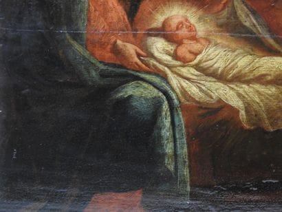 17th-Century French School
The Nativity.
Fragment...