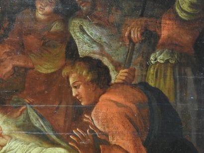 17th-Century French School
The Nativity.
Fragment...