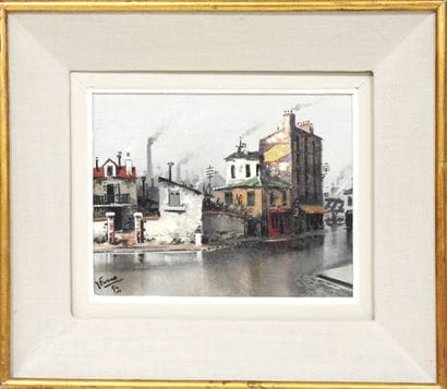 Gabriel FERRO (1903-1981)
Le carrefour mouillé
Huile...