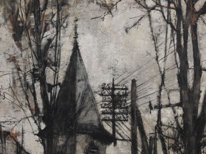 Michel de GALLARD (1921-2007)
La petite église
Huile...