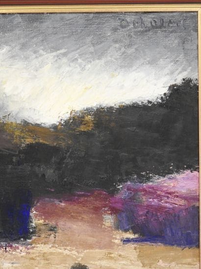 Louise DELORME (1928-2023) 
Deux pèlerins....