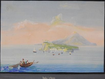 Neapolitan School - 19th century
Isola d'Ischia...