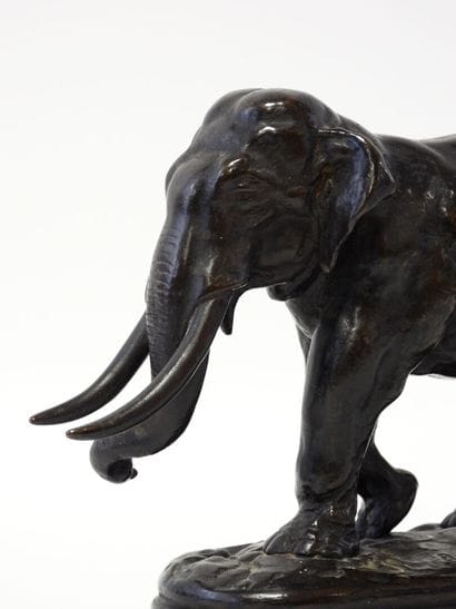Antoine-Louis BARYE (1796-1875) 
Éléphant...