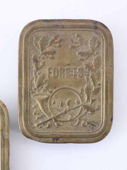 FRANCE
Lot de 3 plaques de baudrier de fonctionnaire...