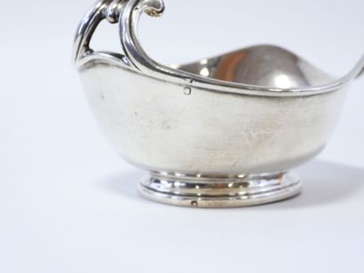 Saucière sur talon prise à enroulement en...