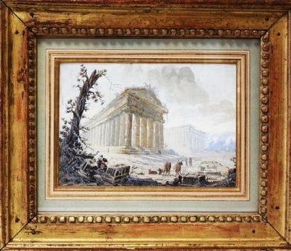 École FRANCAISE du XIXe siècle
Ruines antiques,...