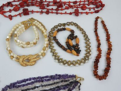 Fashion necklaces and bracelets featuring...