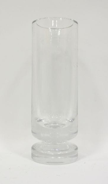 BACCARAT - Vase rouleau modèle Canna en cristal,...