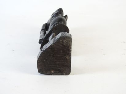 BENIN. Tête de la reine Ifé en bronze. H....