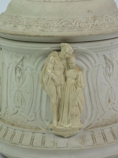 SARREGUEMINES - Porcelain stoneware tobacco...