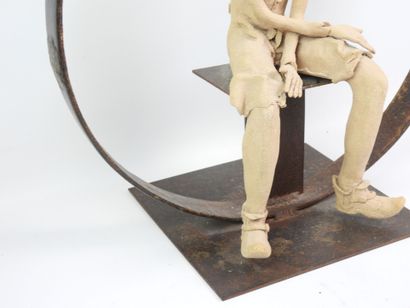 Isabelle ROUSSEAU(XXe - XXIe) Sculpture en...