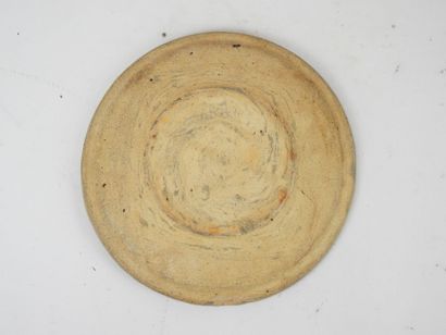 Pierre DIGAN (1941-2016) - La Borne. Assiette...